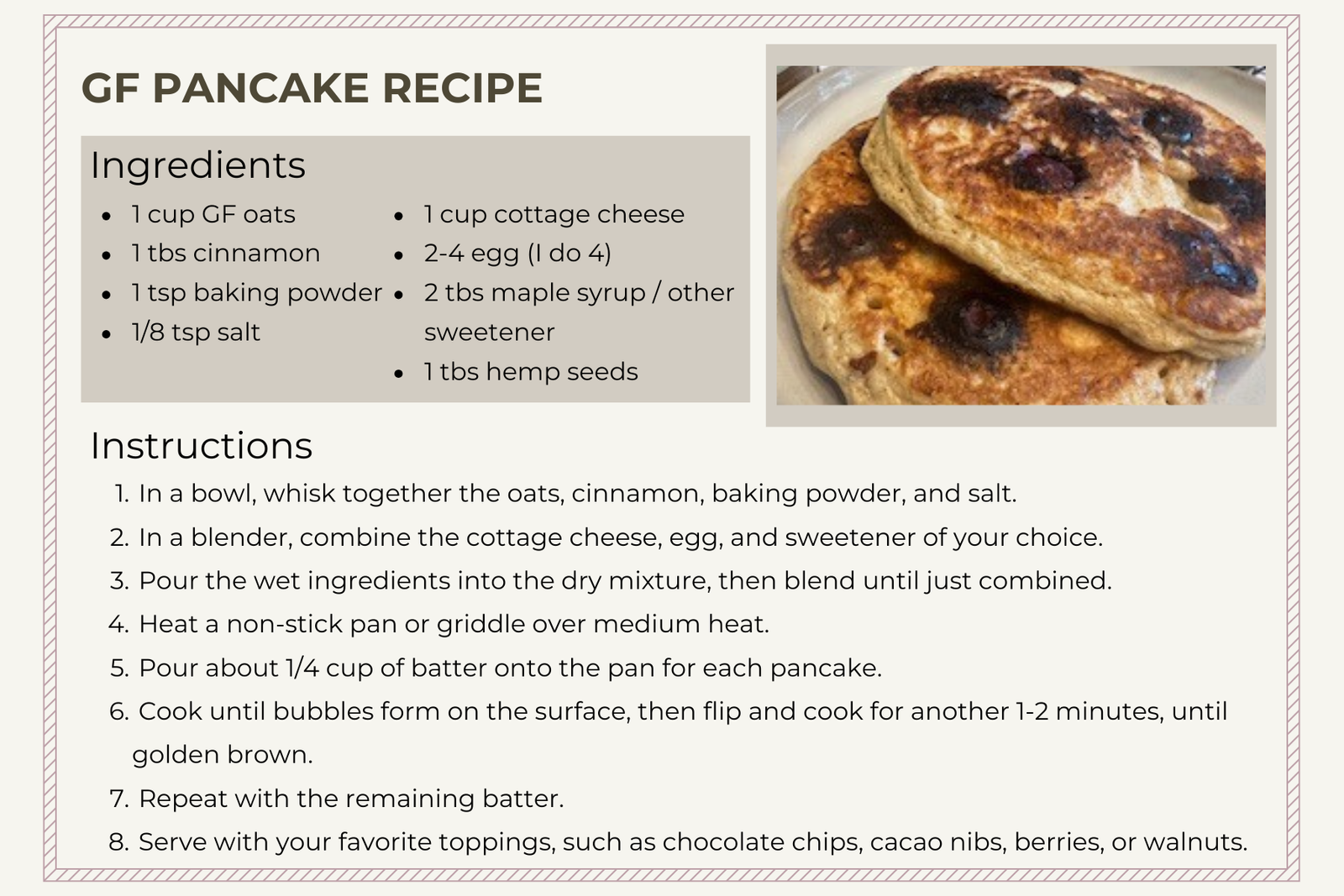gluten free pancake recipe gluten free pancake recipe