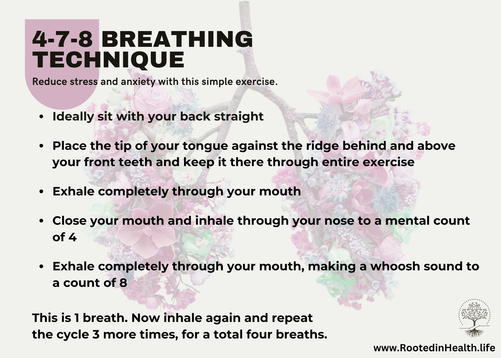 4-7-8 breathing technique 4-7-8 breathing technique